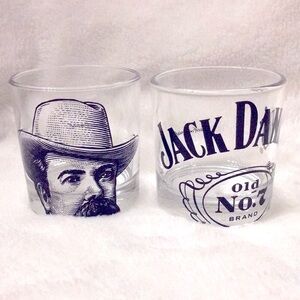 Jack Daniels Daniel’s Whiskey Limited Edition Glasses (Set of 2) Old No. 7 Brand